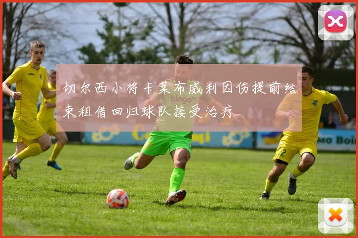 切尔西小将卡莱布威利因伤提前结束租借回归球队接受治疗